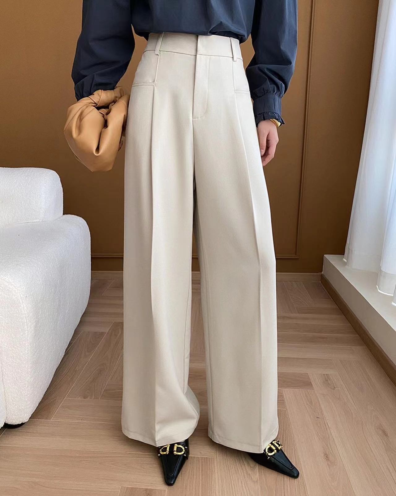 High Waist Wide Leg Pants