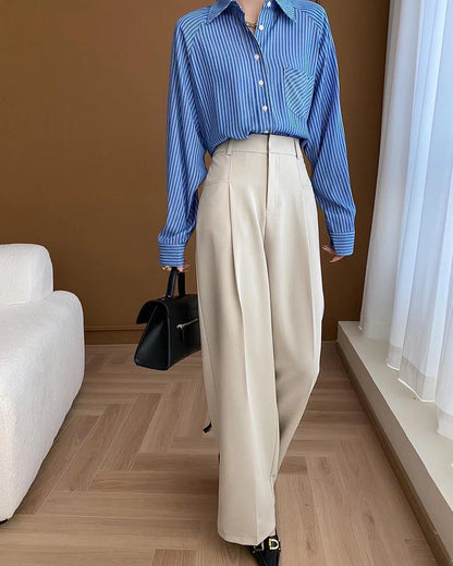 High Waist Wide Leg Pants