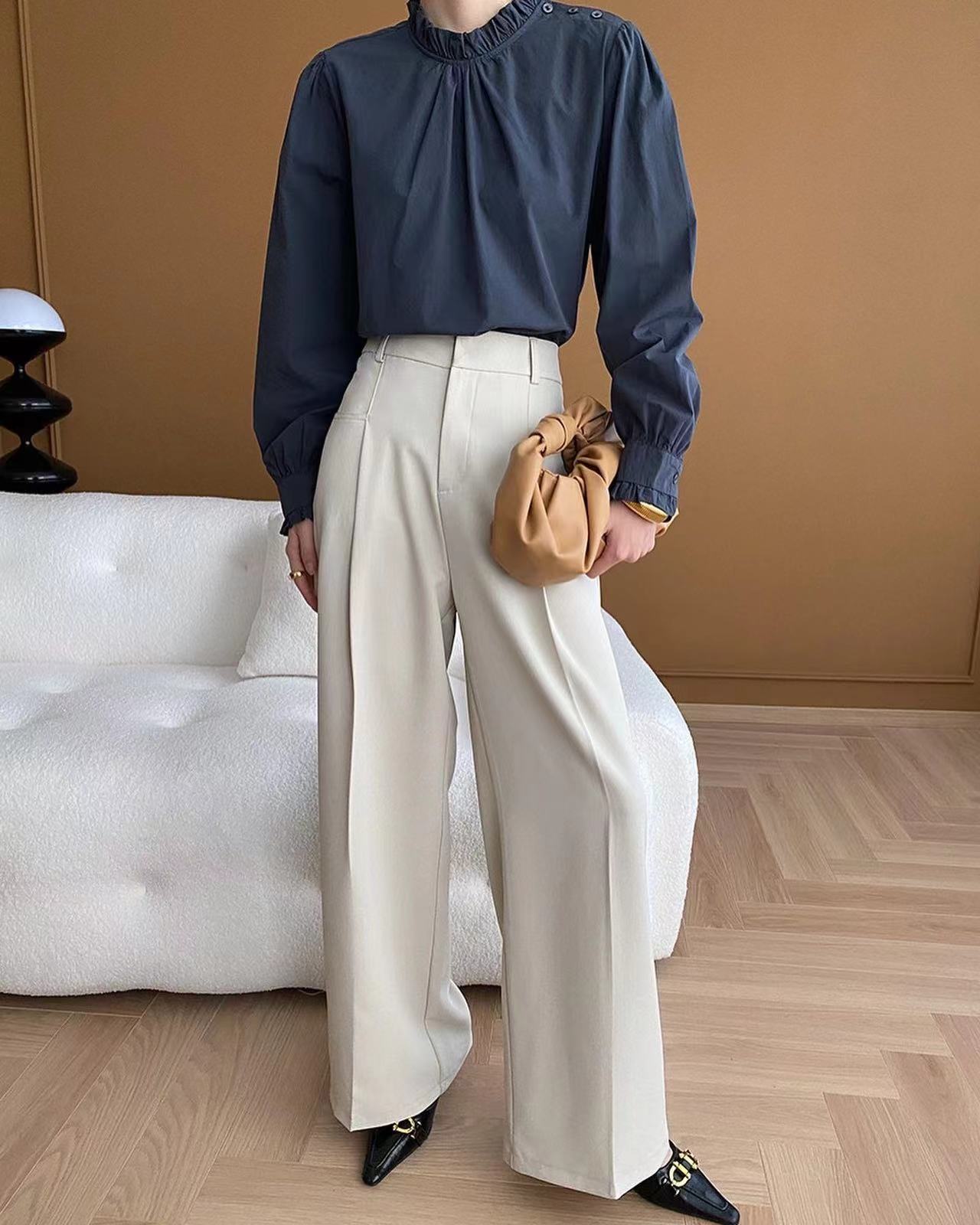 High Waist Wide Leg Pants