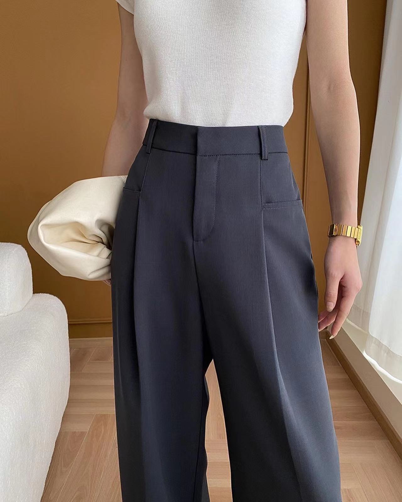 High Waist Wide Leg Pants