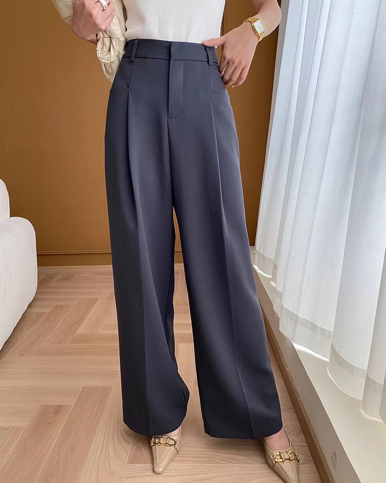 High Waist Wide Leg Pants