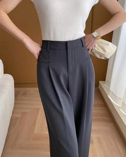 High Waist Wide Leg Pants