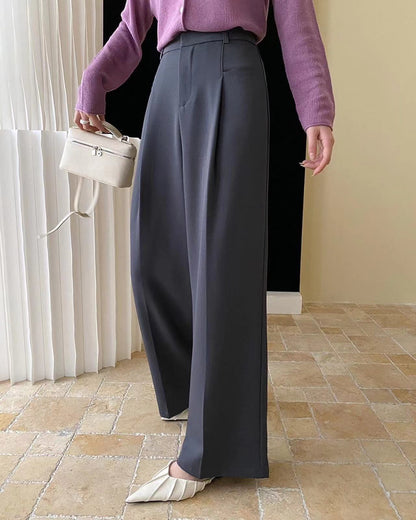 High Waist Wide Leg Pants