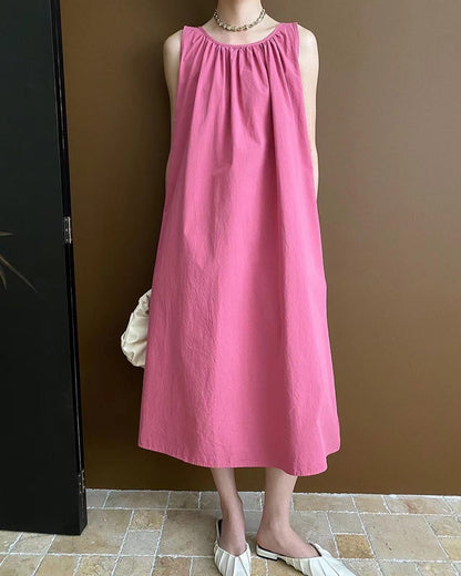 French Peach Pink Dress