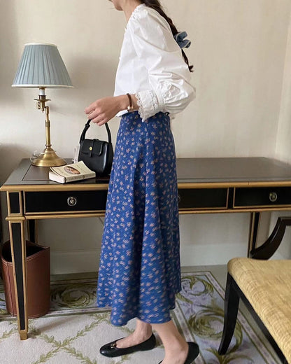 French Floral Skirt