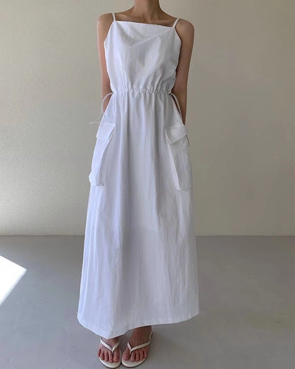 Drawstring Strap Dress