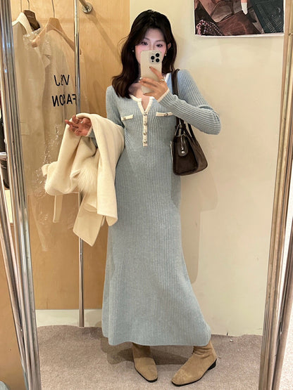 Slimming Chanel-style Knit Dress