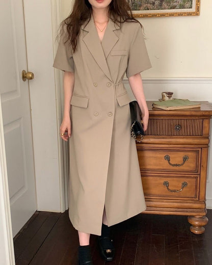 French Collar Suit Dress