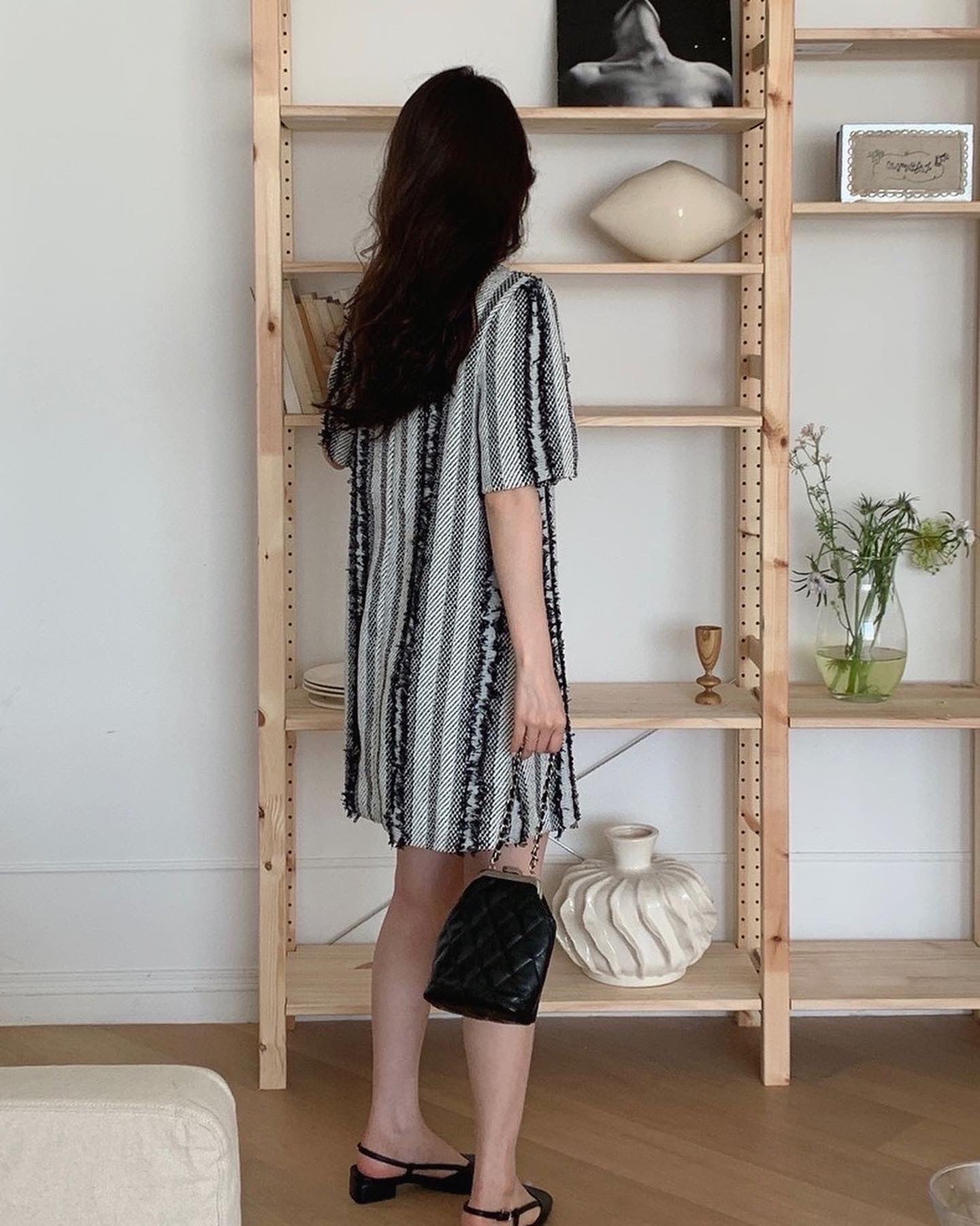 Short Sleeve Tassel Dress