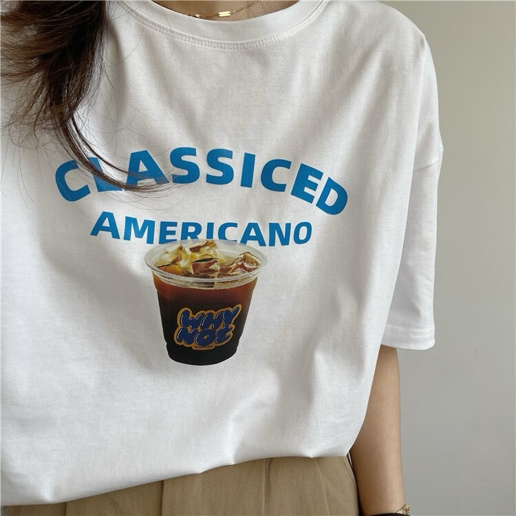 Coffee Letter Tee